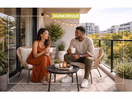 vente appartement neuf 3 pièces 65m2 dunkerque - 321000 € - surface privée