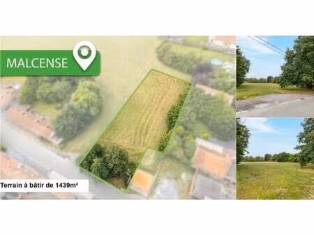 terrain à vendre de 1439 m² à dottignies (vbe19392)