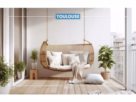 vente appartement neuf 3 pièces 60m2 toulouse - 325000 € - surface privée