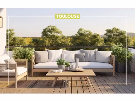 vente appartement neuf 4 pièces 80m2 toulouse - 369000 € - surface privée
