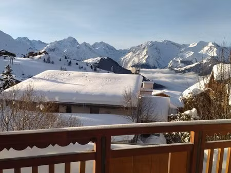 appartement 1 chambre à vendre à l'alpe d'huez  ski au départ et arrivée à la fin du...