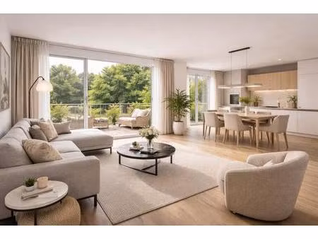 montévrain (77144) – centre bourg – 4 pièces avec double balcon – plein sud – livraison pr