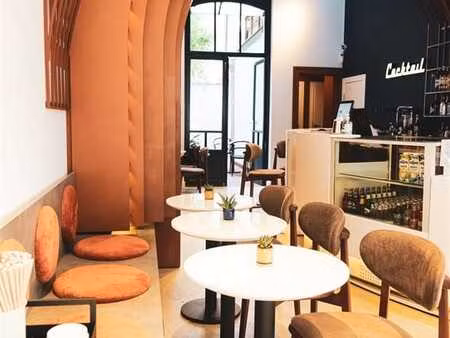 quartier du chatelain – horeca en excellent etat  avec terra