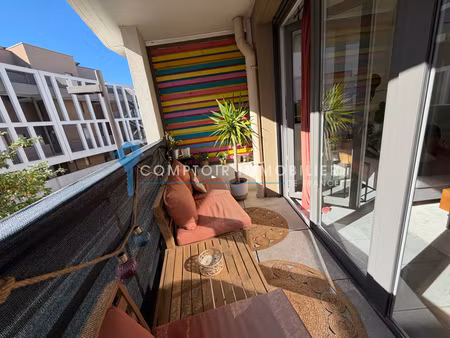 appartement 3pièce(s) 2chambre(s) 59 85 m² montpellier (34070)
