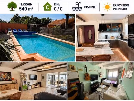 plain-pied 4/5 chambres piscine