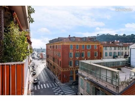 studio meublé avec balcon nice le port