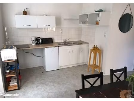 beau t2/t3 meublé 50m2 romans centre  cours privative