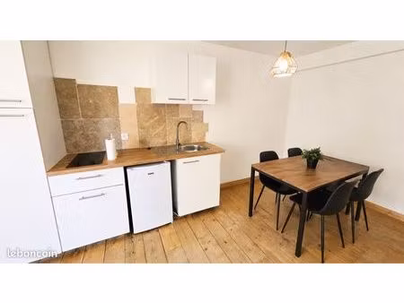 appartement t2  meublé avec extérieur privatif et parking