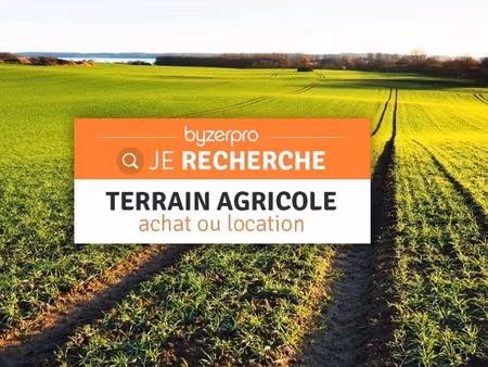 terrain agricole a loué