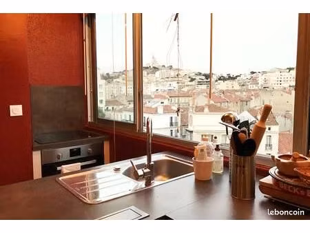 t2 39m2 meublé plein sud  avec vue et balcon dans le 7ième arr. de marseille - dispo le 30