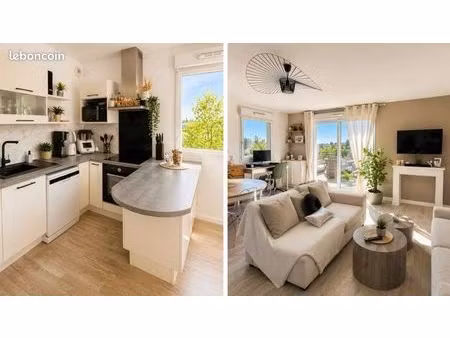 location – beau t3 meublé avec terrasse