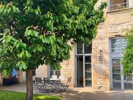 rare - appartement t4 triplex de 109 m² + jardin 120 m² - centre ville