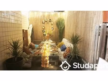 chambre 1 pièce 13 m²
