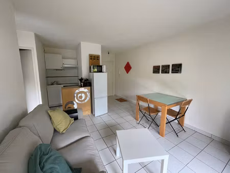blagnac  parc du ramiers  t2 meublé 37 5m2 en rez de jardin