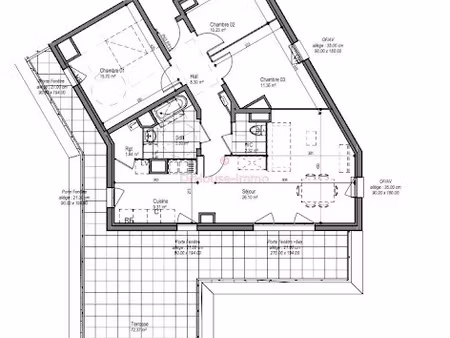 vente appartement 4 pièces 90.66 m² à haubourdin (59320)  418 000 €