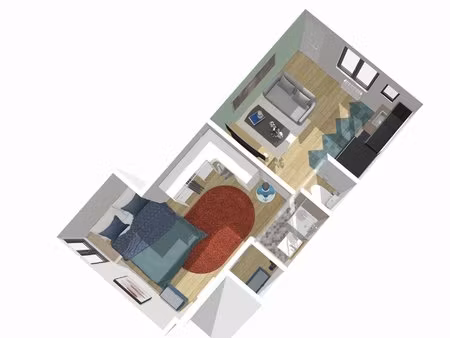2 pièces 26m² - métro ligne 12- mairie issy