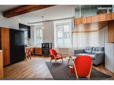 mini loft cocon 35m² en hypercentre à caen proche de la place saint sauveur
