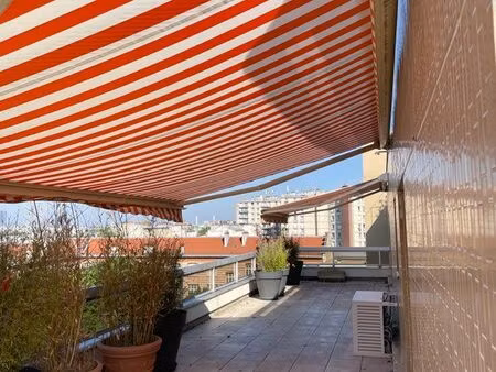 superbe appartement 3 pièces 80 m2 et terrasse exceptionnelle de 80 m2