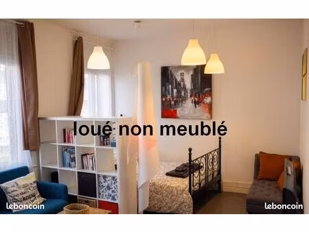 ? appartement t1bis non meublé – 28 m² – rénové – 575 cc  square des mulliers