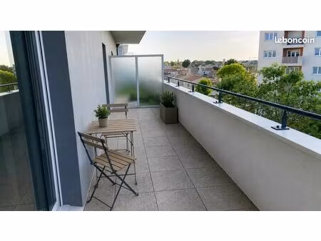 appartement t2 rénové avec balcon  garage et sans vis-à-vis – 37 m²