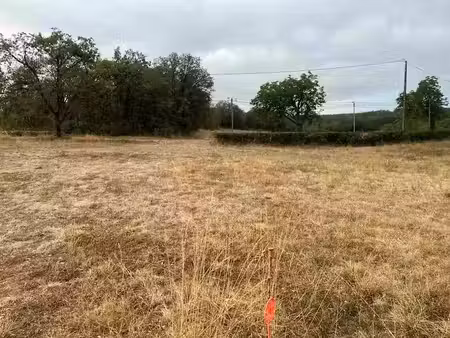 vente terrain 1317 m² à gignac (46600)  22 000 €