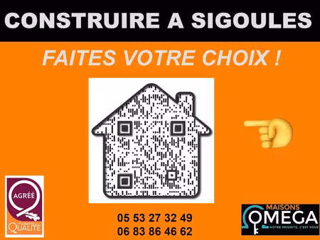 vente terrain 771 m² à sigoulès (24240)  42 405 €