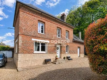 la neuville chant d'oisel (76520)  maison de caractère du 19ᵉ siècle de 106 m²  4 chambres