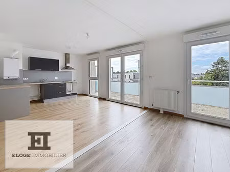 appartement 3 pièces de 70m² avec balcon - bois guillaume - secteur mairie de bois guillau