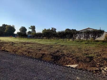 vente terrain 530 m² à saujon (17600)  74 000 €
