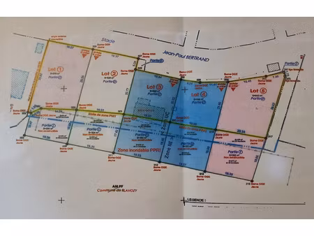 vente terrain 849 m² à blavozy (43700)  73 365 €
