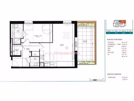appartement neuf t2 avec terrasse et parking