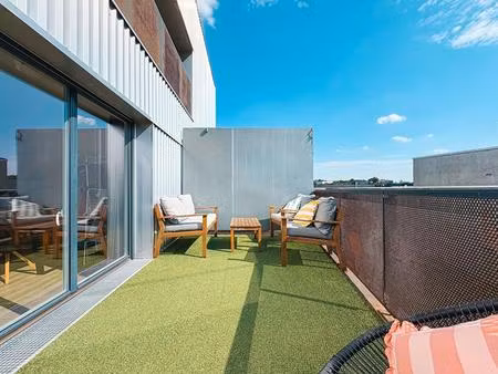 appartement de 87 m2 avec terrasse de 61m2 et parking - nantes