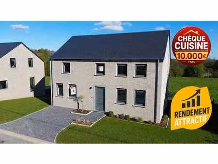 maison neuve 4 façades – 3 chambres + bureau – haut-fays