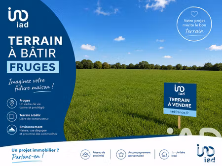 vente terrain à bâtir 722 m²