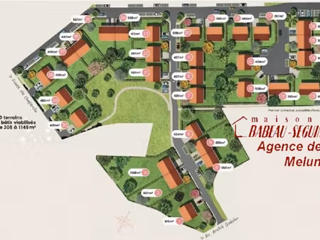 vente terrain 368 m² à pamfou (77830)  99 000 €