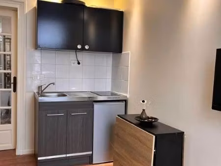 charmant 2p meublé 21m² - rue auguste fremie - calme et lumineux