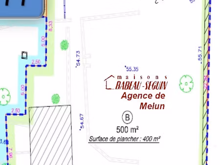 vente terrain 500 m² à seine-port (77240)  208 000 €