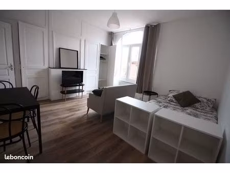 charmant t1 de 30 m2 meublé et équipé - lille moulins – logement entièrement refait à neuf