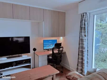 studio meublé 27 m² avec jardin privatif – calme absolu – tout compris