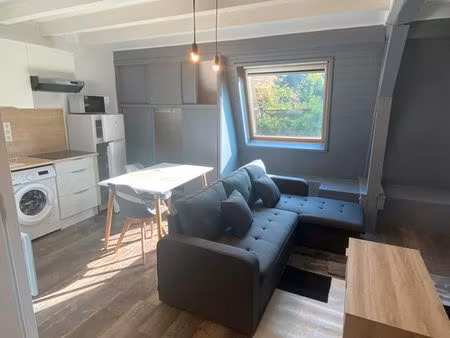 studio meublé rénové à louer - saint avold proximité centre ville et iut