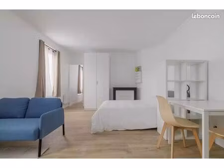 studio meublé 25m² - paris 18ème - barbès