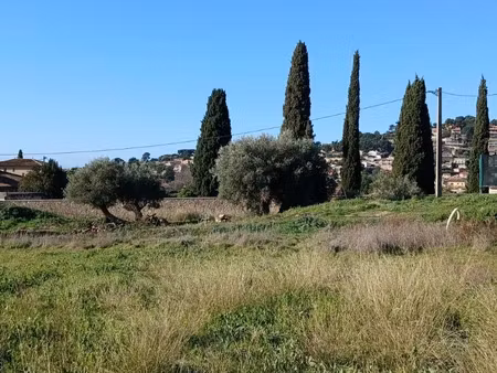 vente terrain 569 m² à ollioules (83190)  279 000 €