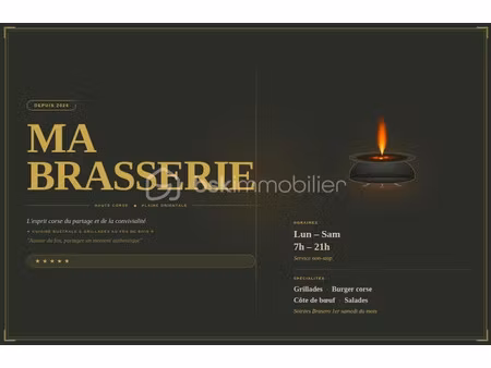 vente locaux professionnels à ghisonaccia (20240)  180 000 €