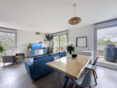 appartement bonneuil 4 pièces 79.69m² loggia 2 parkings
