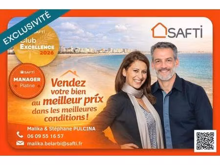 maison avec jardin à 10 min des plages