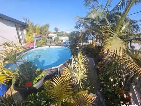 maison meublée 3 chambres et piscine à piton des goyaves