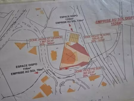 maison sur terrain commercial constructible