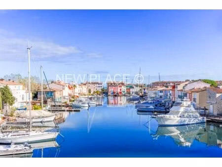 port grimaud - appartement 3 chambres avec amarrage 7 mètres