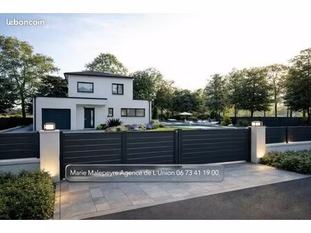 maison contemporaine 100 m² avec 4 chambres et garage à roquesérière