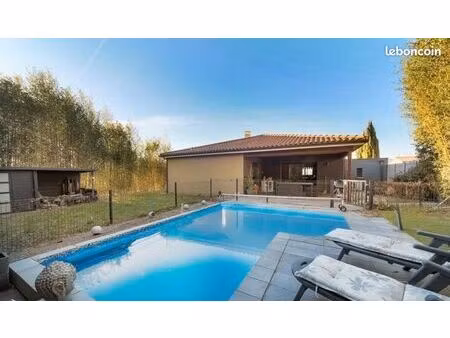 maison plain-pied 100 m² – piscine – 3 chambres – garage 35 m² – verfeil